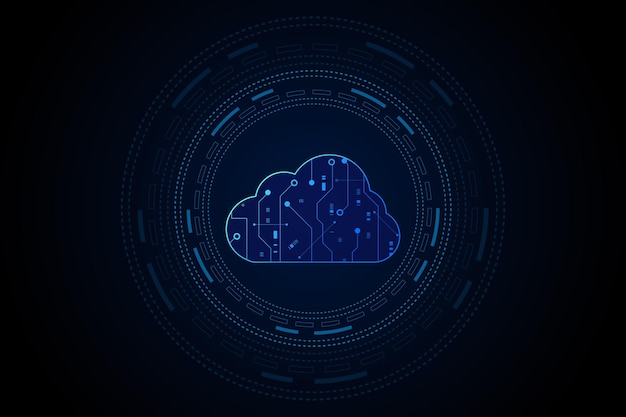 Digitale cloudtechnologie
