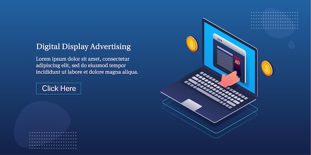 Digitale display reclamebanner