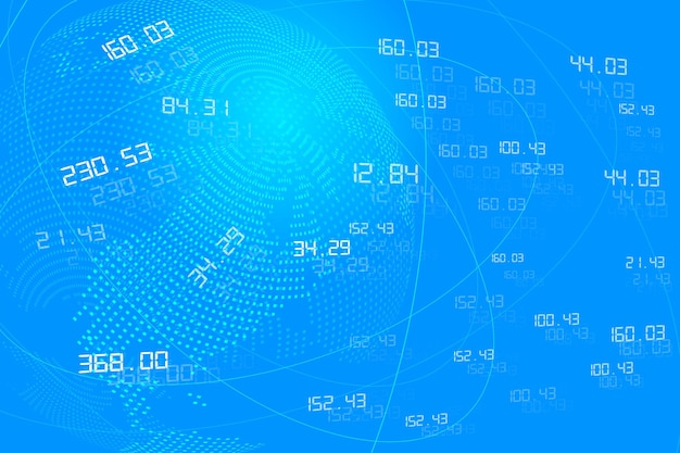 Digitale en digitale Earth Web-technologie big data vector aarde-elementen