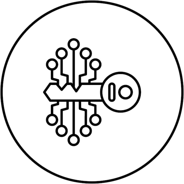 Digitale icoon vector afbeelding Kan worden gebruikt voor Cryptocurrency