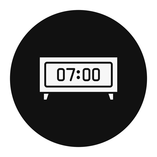 Digitale klokvectorillustratie