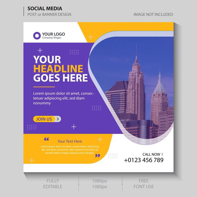 Digitale marketing live webinar en zakelijke sociale media postsjabloon premium vector