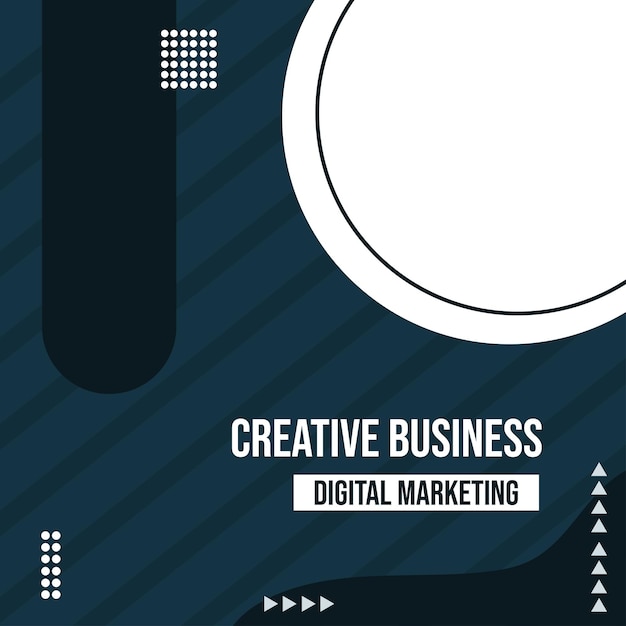 digitale marketing poster sjabloon voor sociale media vector eps 10