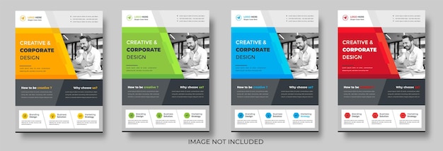 digitale marketing Zakelijke flyer ontwerpsjabloon
