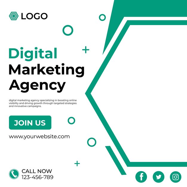 Digitale marketingbureau post website banner