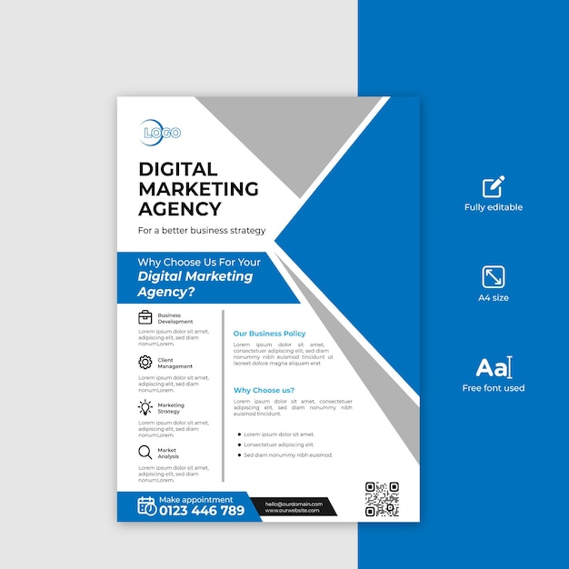 Digitale marketingflyer