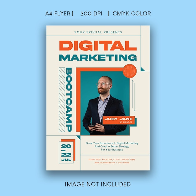 Digitale marketingflyer