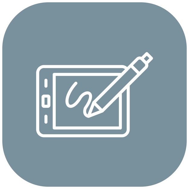 Digitale schets vector illustratie stijl
