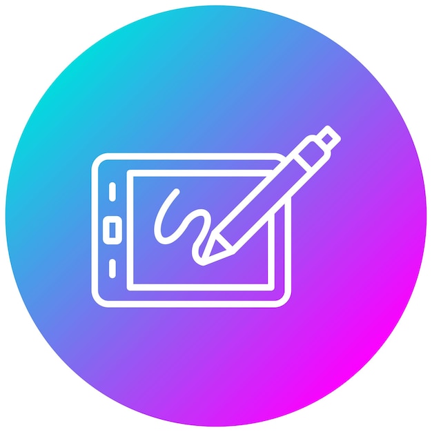 Digitale schets vector illustratie stijl