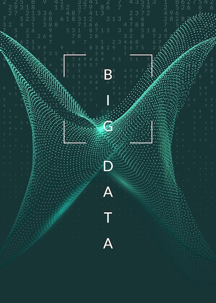 Digitale technologie abstracte achtergrond. Kunstmatige intelligentie, diep leren en big data-concept.