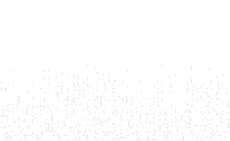 Vector digitale technologie achtergrond digitale gegevens stippen grijs patroon pixel achtergrond