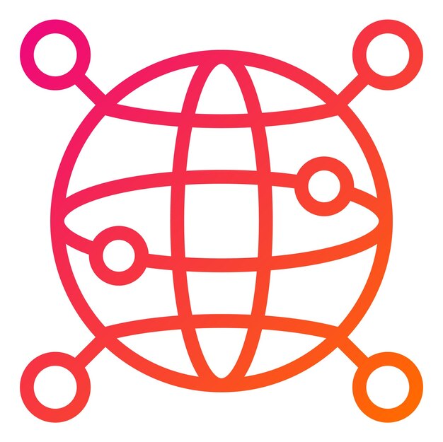 Digitalisatie Vector Icon Design Illustratie