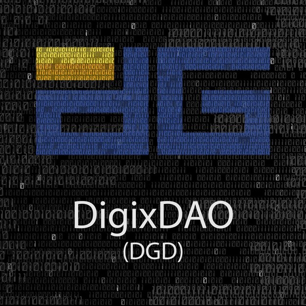 벡터 digixdao 암호화폐 배경