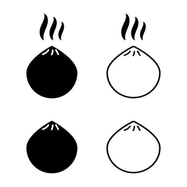 Dim sum vector icon