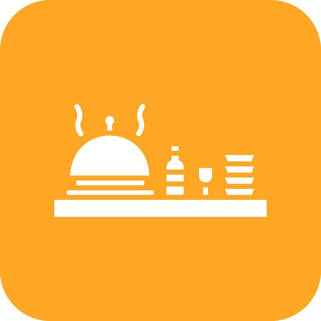 Dinner icon vector image Can be used for Catering