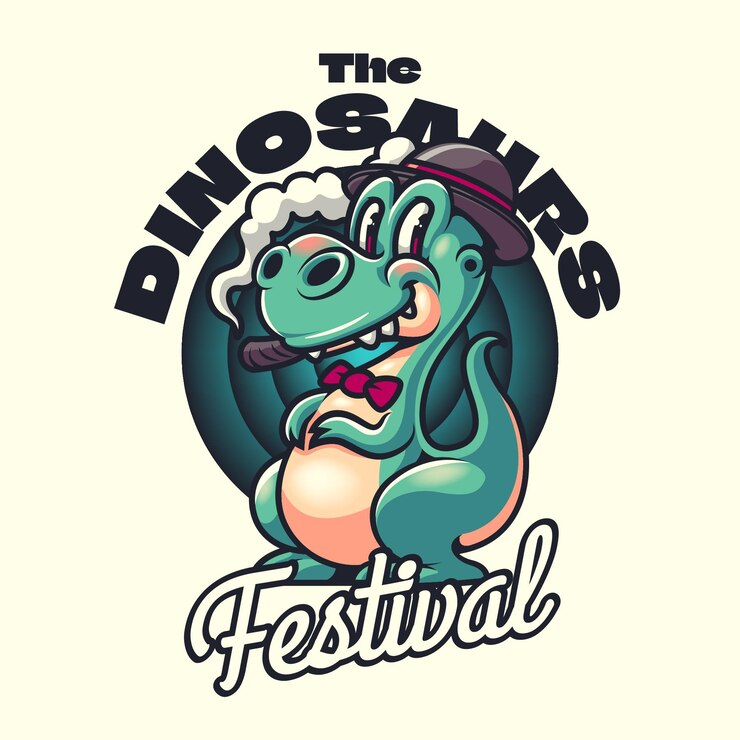 Dino Retro Mascot Logo Templates for Sports and Gaming Team