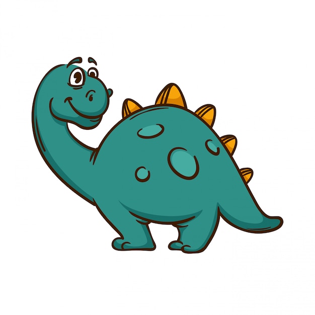 Dinosaur cartoon cute monster