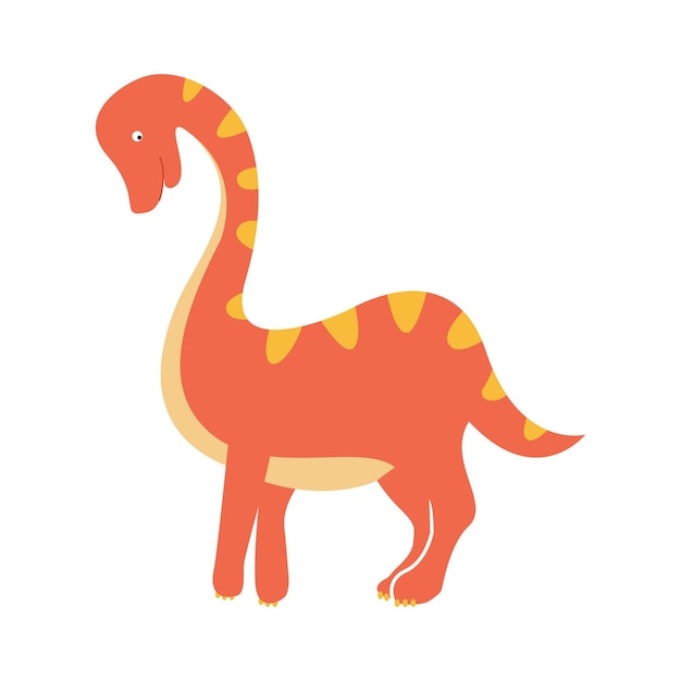 Dinosaur cartoon flat design