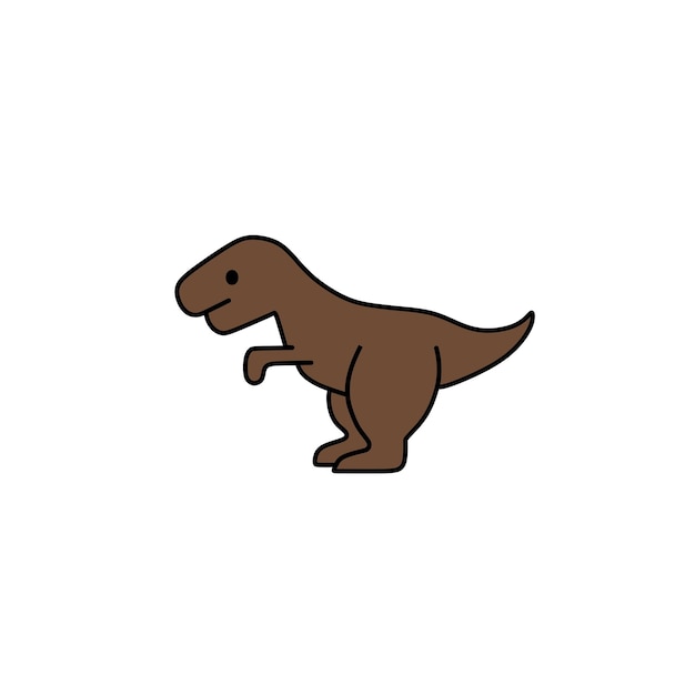 Vector dinosaur child