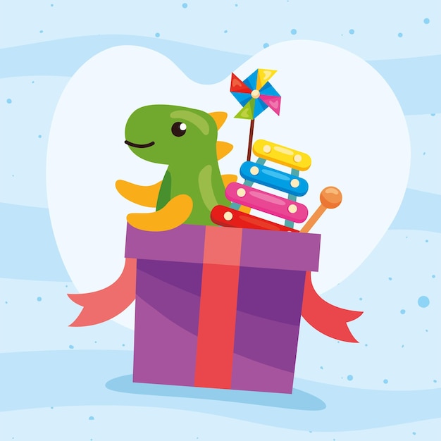 Dinosauro in regalo