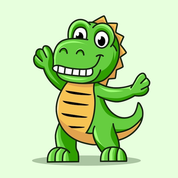 Dinosaur mascot character