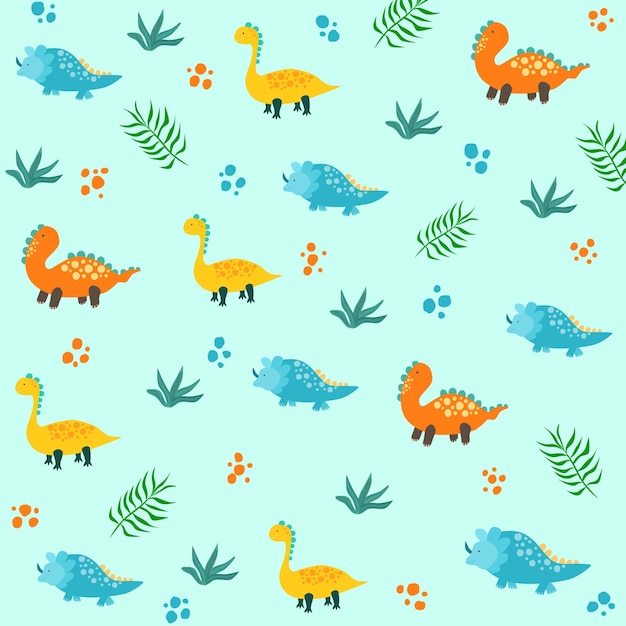 Dinosaur pattern animal