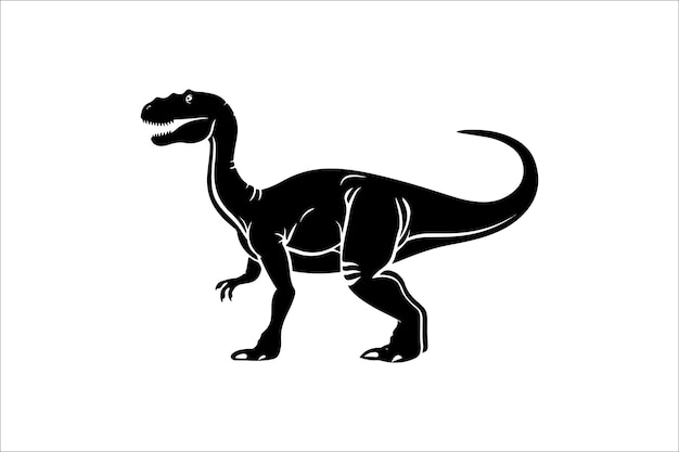 dinosaur silhouette vector bundle illustration dinosaur silhouette