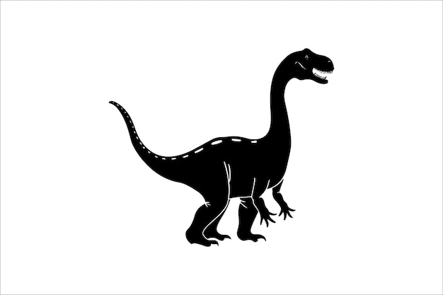 dinosaur silhouette vector bundle illustration dinosaur silhouette