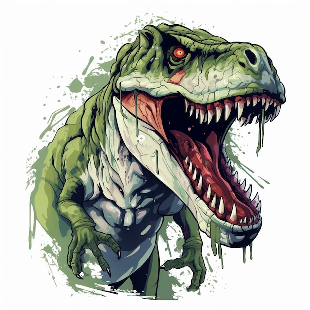 Динозавр трекс дикий агрессивный