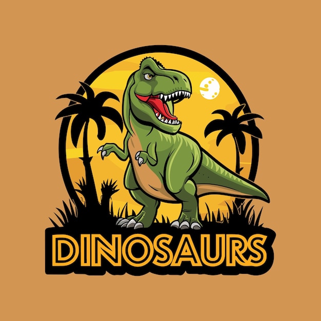 Dinosaur tshirt design template Dinosaur vector design for t shirt printing