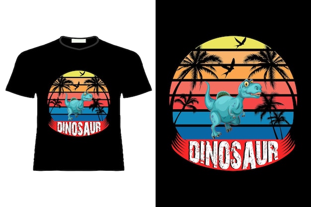 Dinosaur tshirt design tshirt for print