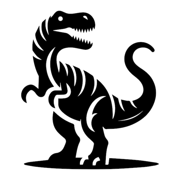 a dinosaur vector art illustration eps file