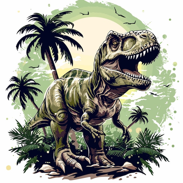 dinosaur vector illustration