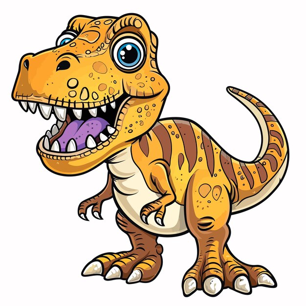 Vector dinosaur vector illustration