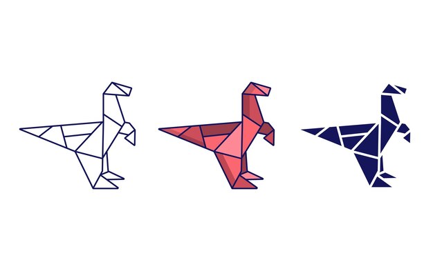 Vector dinosaurs vector icon