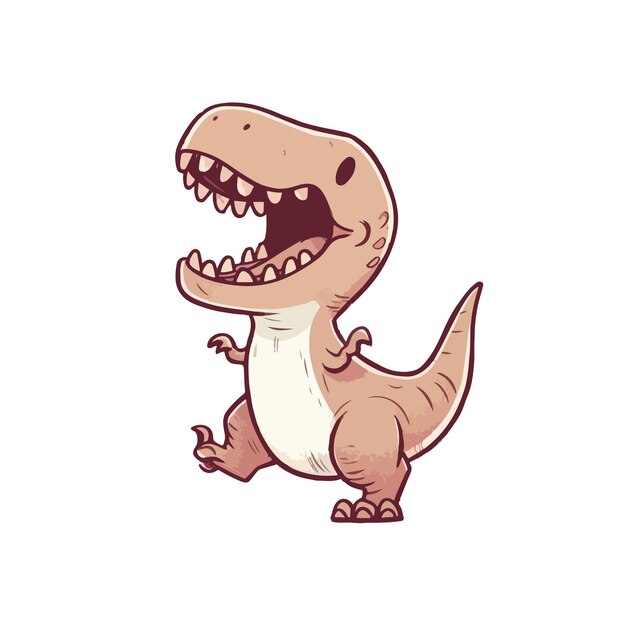 Vector dinosaurus ai generated image