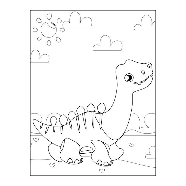 Dinosaurus kleurplaten