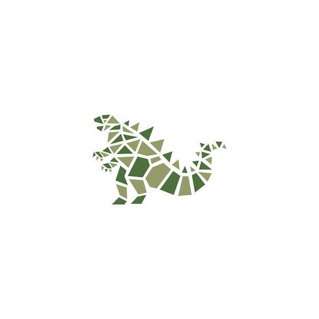 Dinosaurus logo sjabloon vector pictogram illustratie ontwerp