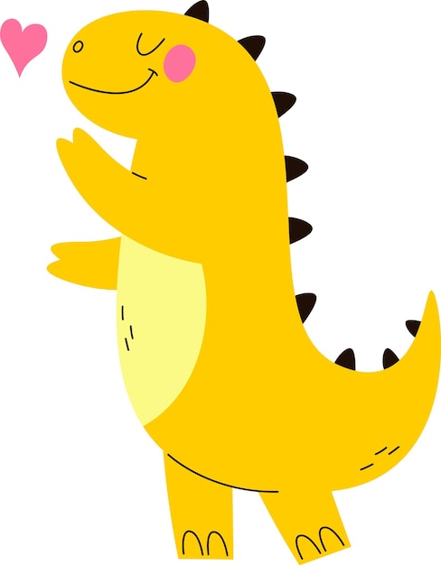 Dinosaurus met een hart