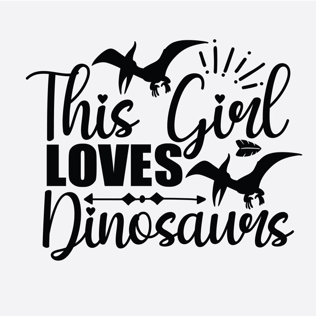 Dinosaurus svg t-shirt ontwerp