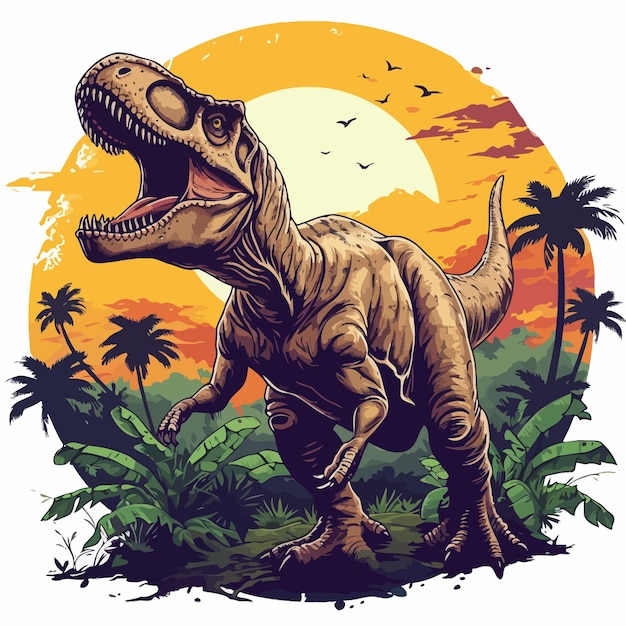 Vector dinosaurus vectorillustratie