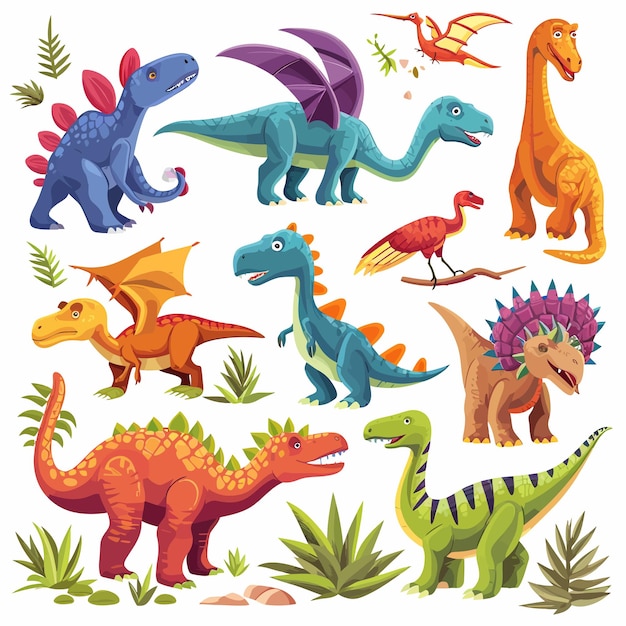 Vector dinosaurus vectorillustratie