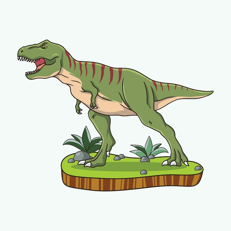 Vector dinosaurussen vector geïsoleerd op wit trex triceratops velociraptor ankylosaurus dilophosaurus