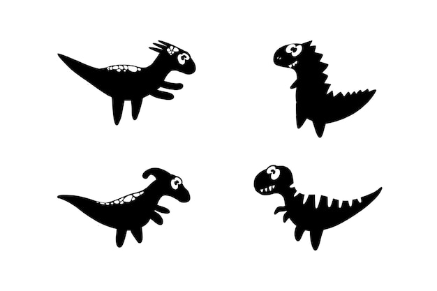 Vector dinosiluete