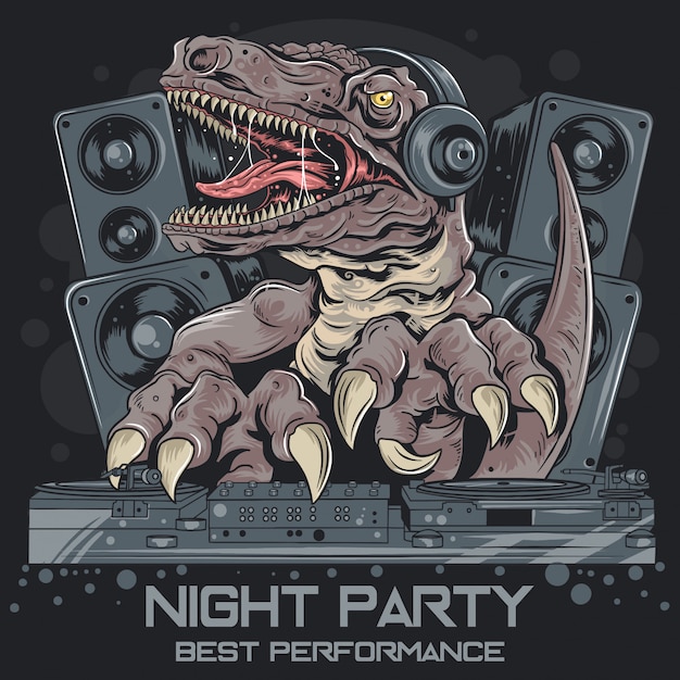 DINOSOUR TREX DJ MUSIC PARTY