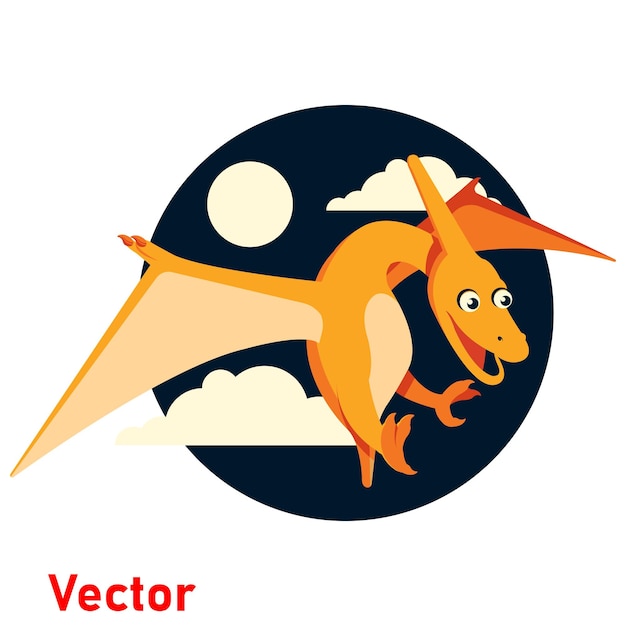 Vector dinosur colorful vector
