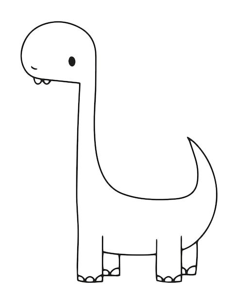 Diplodocus dinosaurus vectorillustratie