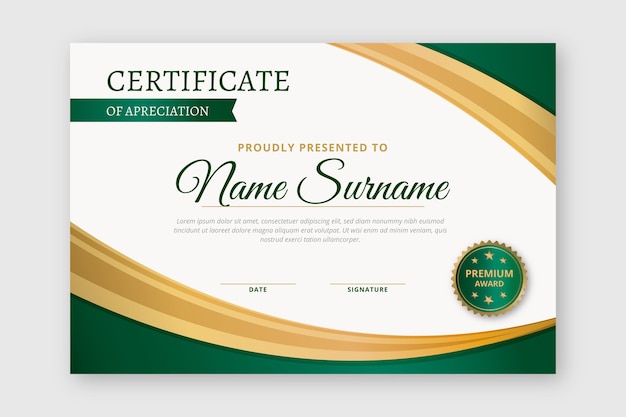 Diploma template