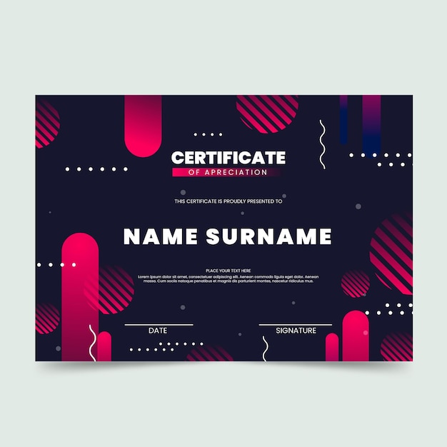 Diploma template