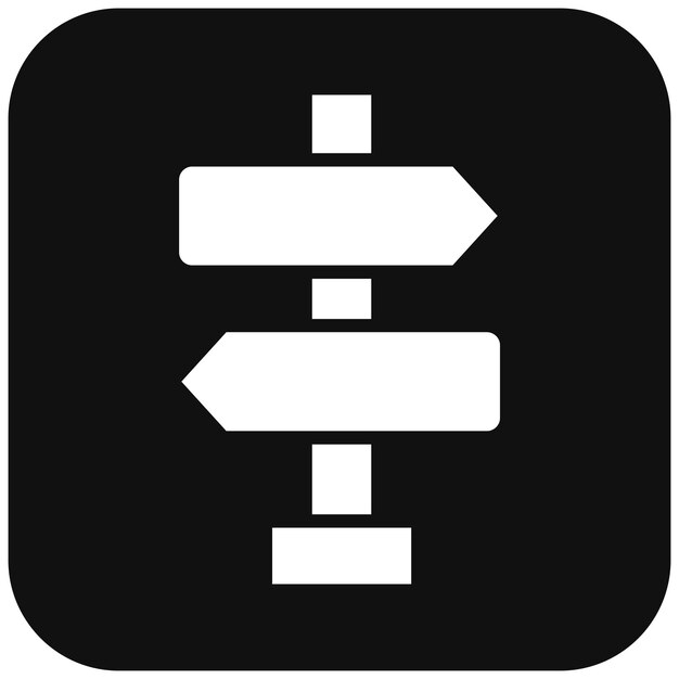 directions vector icon can be used for contact us iconset